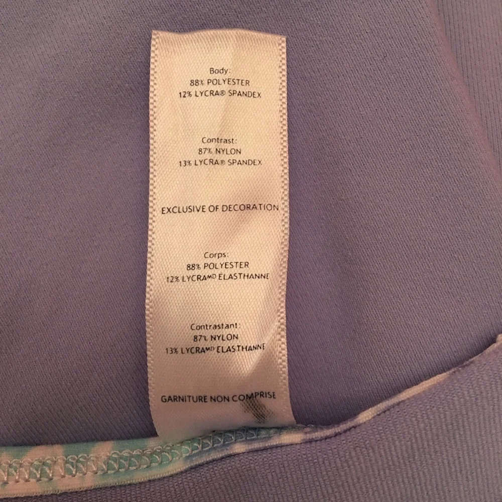 Ivivva by Lululemon Purple Blue Tank Top Size 14